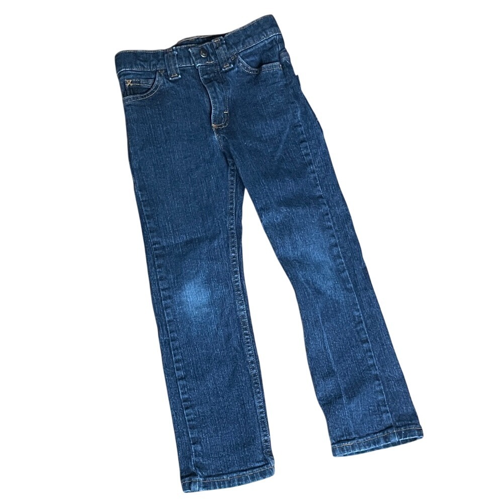 Wrangler Jeans Boys 7 Slim Dark Wash Good Stretch Slim Fit‎ 5SLLWRR